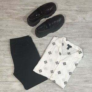 Short Sleeve Button-Up